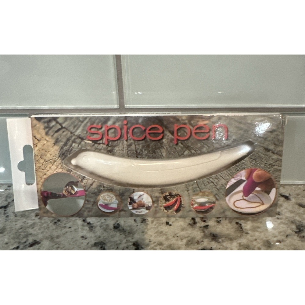 New Ground Spice Pin for Writing And Drawing On Food and Coffee.